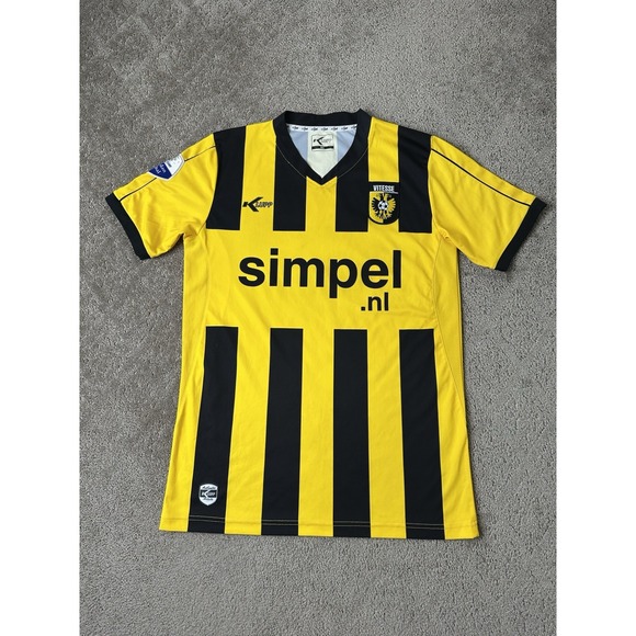 Mens Soccer Jersey KLUPP VITESSE 2011-2012 HOME #12 Eredivisie Meer dan Size XL